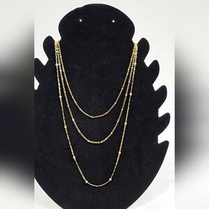 Necklaces gold plated 18k